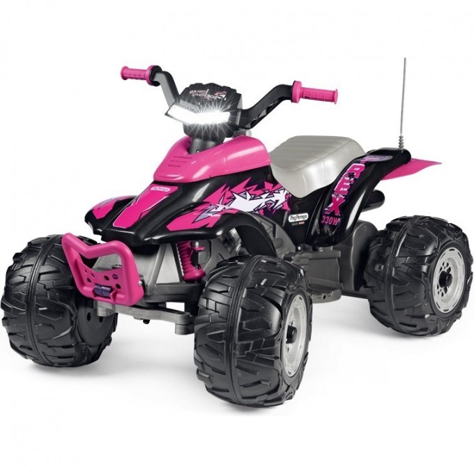 Детский электроквадроцикл PEG-PEREGO CORRAL T-REX 330W PINK IGOR0101 Детский электроквадроцикл PEG-PEREGO CORRAL T-REX 330W PINK IGOR0101