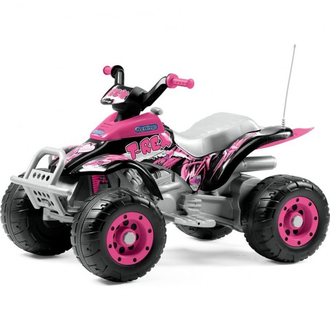 Детский электроквадроцикл PEG-PEREGO CORRAL T-REX PINK IGOR0073 Детский электроквадроцикл PEG-PEREGO CORRAL T-REX PINK IGOR0073