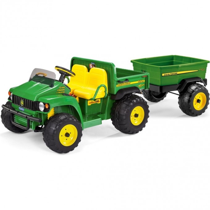 Детский электромобиль PEG-PEREGO JOHN DEERE GATOR HPX с прицепом IGOD0060-IGTR0939 Детский электромобиль PEG-PEREGO JOHN DEERE GATOR HPX с прицепом IGOD0060-IGTR0939