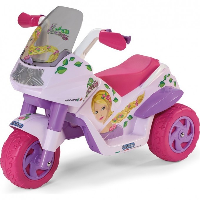 Детский электромотоцикл для девочек PEG-PEREGO RAIDER PRINCESS IGED0917 Детский электромотоцикл для девочек PEG-PEREGO RAIDER PRINCESS IGED0917