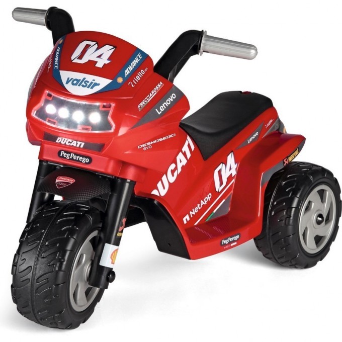 Детский электромотоцикл PEG-PEREGO MINI DUCATI EVO IGMD0009 Детский электромотоцикл PEG-PEREGO MINI DUCATI EVO IGMD0009