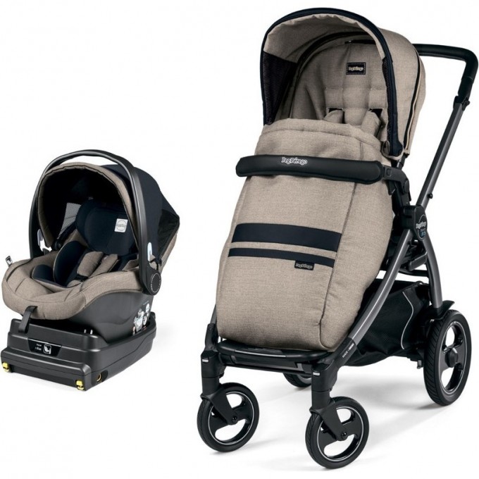 Коляска 2 в 1 PEG-PEREGO BOOK 51S I-SIZE TRAVEL SYSTEM LUXE ECRU PACK01-00000000026 Коляска 2 в 1 PEG-PEREGO BOOK 51S I-SIZE TRAVEL SYSTEM LUXE ECRU PACK01-00000000026