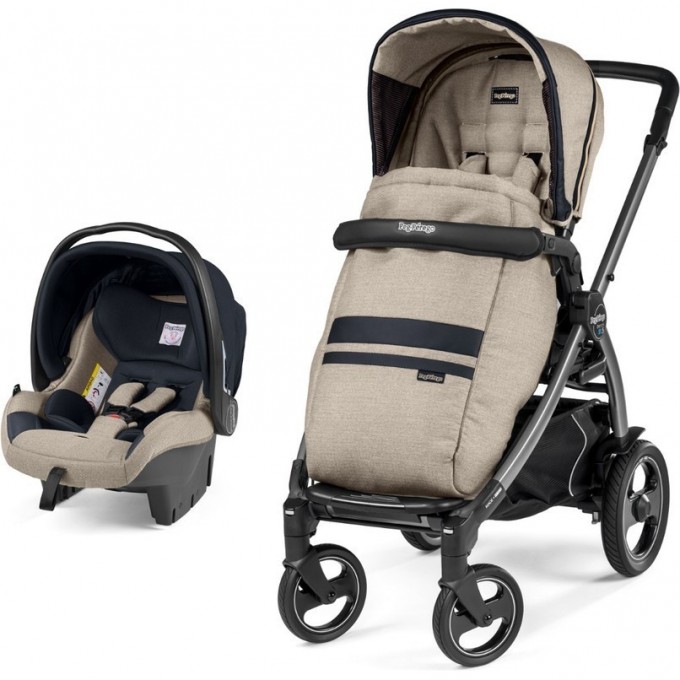 Коляска 2 в 1 PEG-PEREGO BOOK 51S SL TRAVEL SYSTEM LUXE ECRU PACK01-00000000018 Коляска 2 в 1 PEG-PEREGO BOOK 51S SL TRAVEL SYSTEM LUXE ECRU PACK01-00000000018