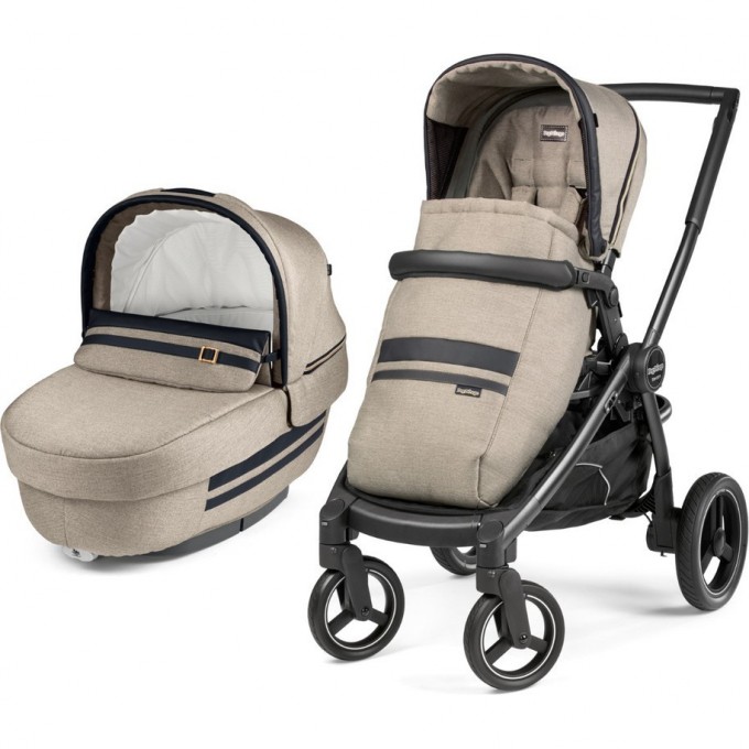 Коляска 2 в 1 PEG-PEREGO TEAM ELITE COMBO LUXE ECRU PACK02-00000000082 Коляска 2 в 1 PEG-PEREGO TEAM ELITE COMBO LUXE ECRU PACK02-00000000082