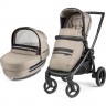 Коляска 2 в 1 PEG-PEREGO TEAM ELITE COMBO LUXE ECRU PACK02-00000000082