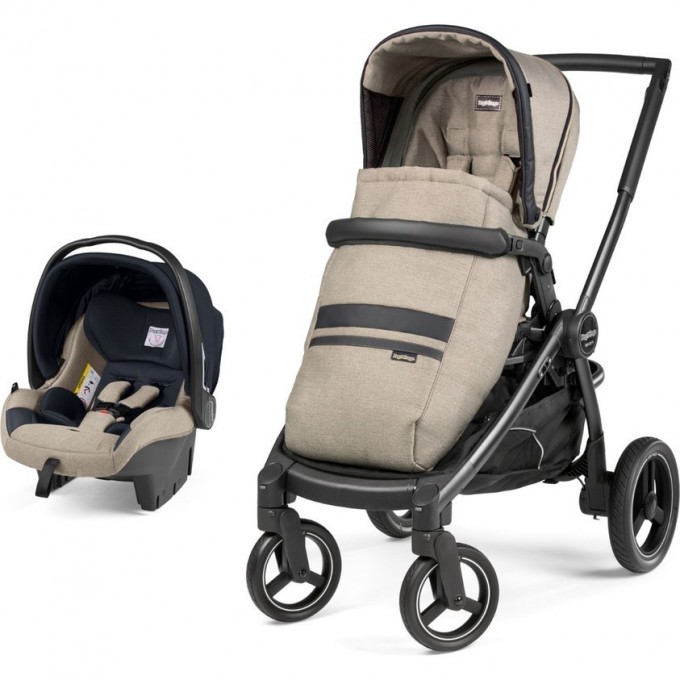 Коляска 2 в 1 PEG-PEREGO TEAM SL TRAVEL SYSTEM LUXE ECRU PACK01-00000000082 Коляска 2 в 1 PEG-PEREGO TEAM SL TRAVEL SYSTEM LUXE ECRU PACK01-00000000082