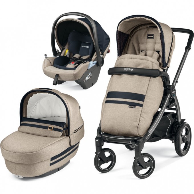 Коляска 3 в 1 PEG-PEREGO BOOK 51S ELITE LOUNGE LUXE ECRU PACK00-00000000198 Коляска 3 в 1 PEG-PEREGO BOOK 51S ELITE LOUNGE LUXE ECRU PACK00-00000000198
