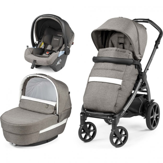 Коляска 3 в 1 PEG-PEREGO BOOK LOUNGE MODULAR CITY GREY PACK-000001-000004 Коляска 3 в 1 PEG-PEREGO BOOK LOUNGE MODULAR CITY GREY PACK-000001-000004