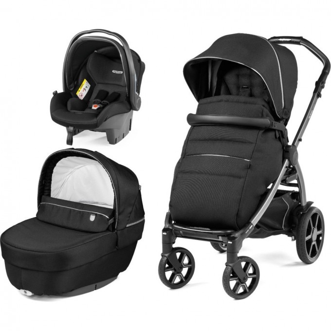 Коляска 3 в 1 PEG-PEREGO BOOK SL MODULAR BLACK SHINE PACK-000000-000003 Коляска 3 в 1 PEG-PEREGO BOOK SL MODULAR BLACK SHINE PACK-000000-000003