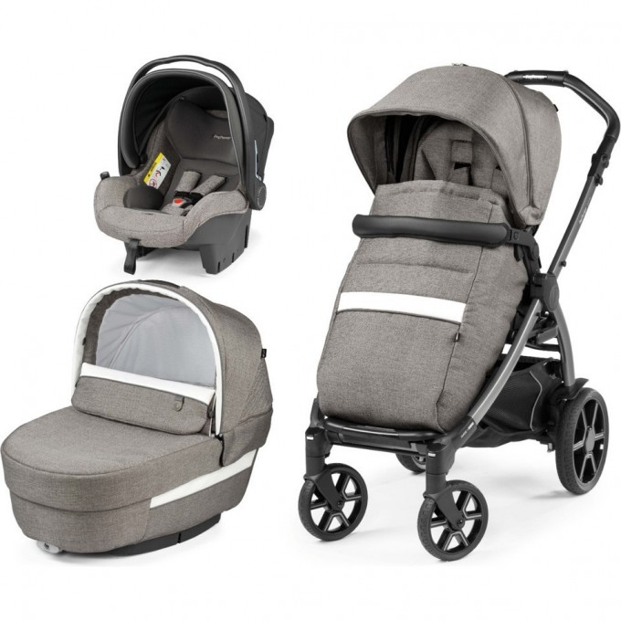 Коляска 3 в 1 PEG-PEREGO BOOK SL MODULAR CITY GREY PACK-000000-000004 Коляска 3 в 1 PEG-PEREGO BOOK SL MODULAR CITY GREY PACK-000000-000004