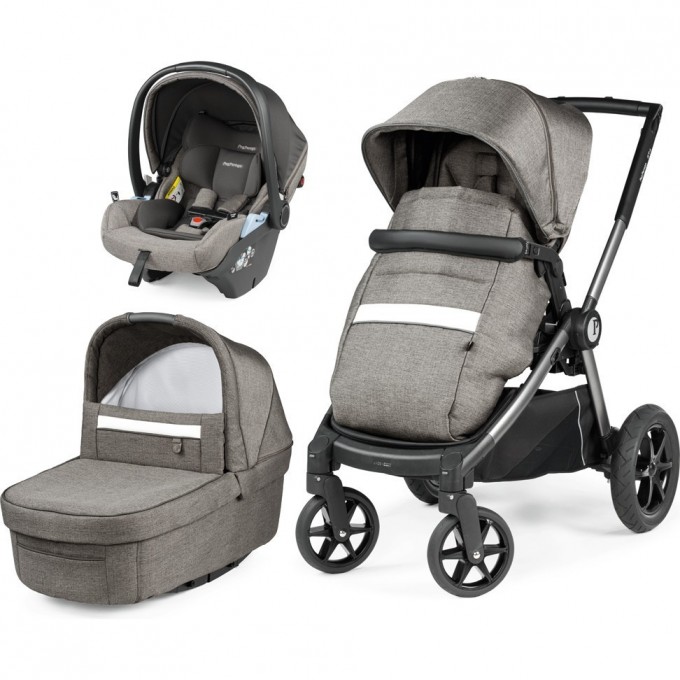 Коляска 3 в 1 PEG-PEREGO GT4 LOUNGE MODULAR CITY GREY PACK-000007-000000 Коляска 3 в 1 PEG-PEREGO GT4 LOUNGE MODULAR CITY GREY PACK-000007-000000