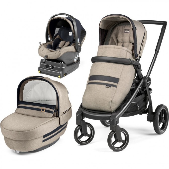 Коляска 3 в 1 PEG-PEREGO TEAM ELITE I-SIZE LUXE ECRU PACK00-00000000170 Коляска 3 в 1 PEG-PEREGO TEAM ELITE I-SIZE LUXE ECRU PACK00-00000000170