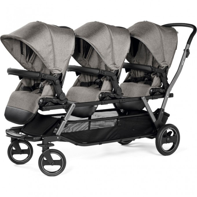 Коляска для тройни PEG-PEREGO TRIPLETTE PIROET CITY GREY PACK-000005-000000 Коляска для тройни PEG-PEREGO TRIPLETTE PIROET CITY GREY PACK-000005-000000